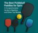 Pickleball Paddles for Spin