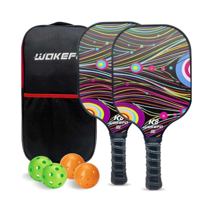 Swirling Lines Pickleball Kit