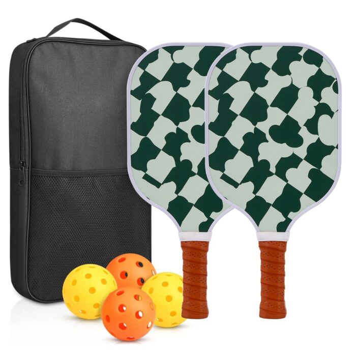 Carbon Fiber Pickleball Paddle Set