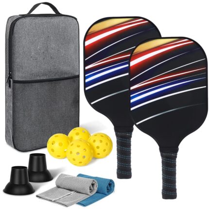 Complete Pickleball Paddle Set Towels