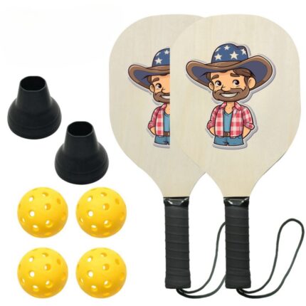 Custom Cowboy Pickleball Paddle Set