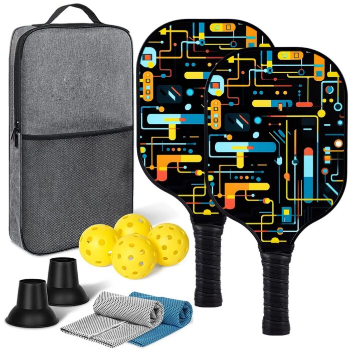 Ball Picker Dual Paddle Pickleball Kit