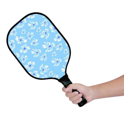 Floral Design Pickleball Paddle