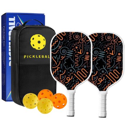 2025 New Geometric Neon Pickleball Kit