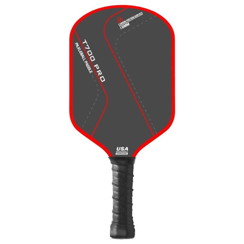 T700 Matte Red Pickleball Paddle