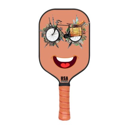 2025 Orange Funny Smiley Paddle
