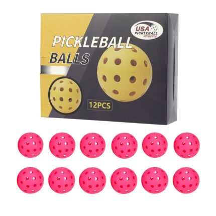 USAPA Approved Pack of 12 Pickle Balls