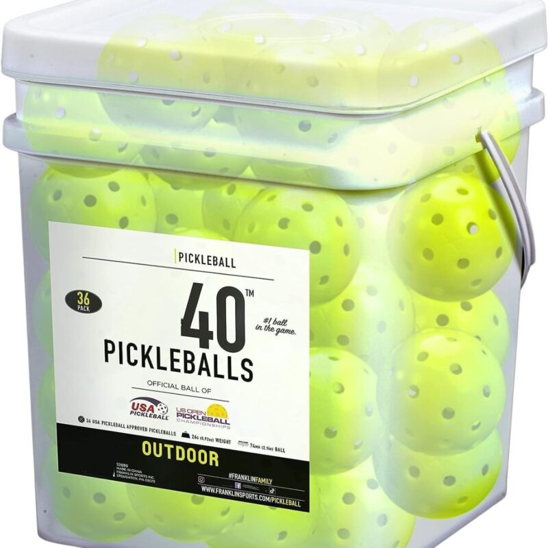 Outdoor Pickleball Pack of 36 Balls