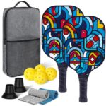 Pickleball Paddle Kit with Carrying Case