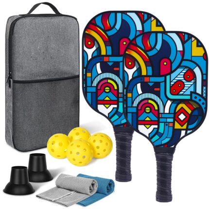 Pickleball Paddle Kit with Carrying Case