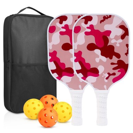 Carbon Pickleball Paddle Set with Bag