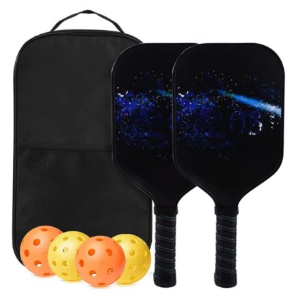 Pickleball Rackets with Balls Set