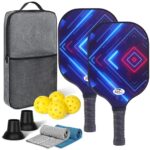 Pickleball Set with Dual Ball Pickers