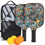 Latest Printed Doodle Pickleball Set