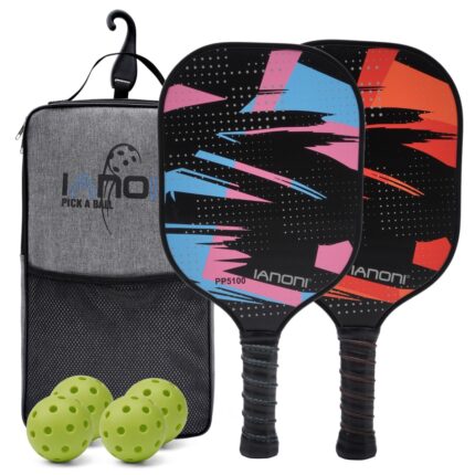 Red Bold Sporty Pickleball Kit