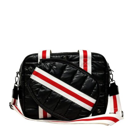 Striped Duffle Bag for Pickleball Paddles