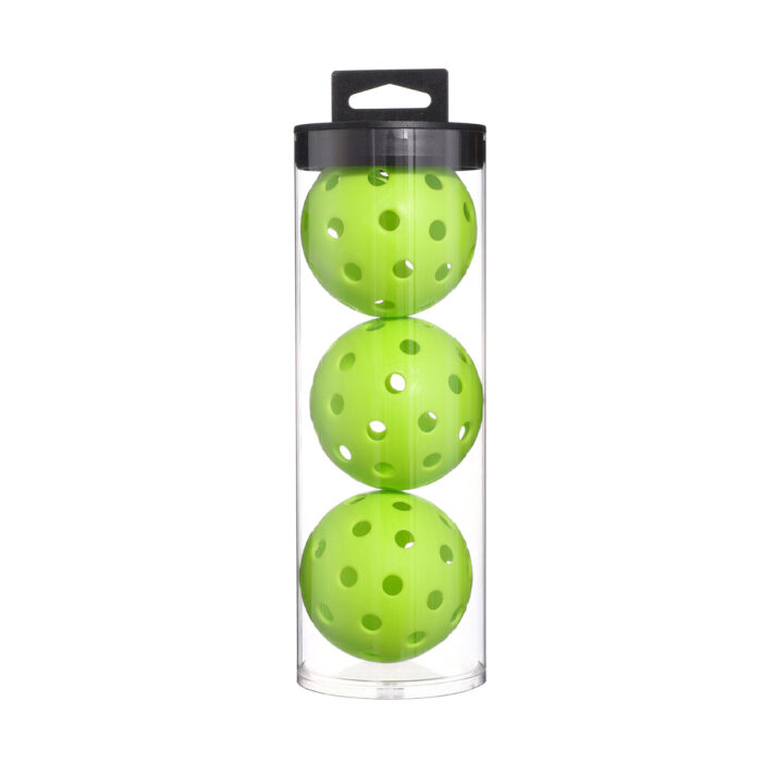 3 Pc Green Balls Pack for Pickleball