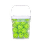 Outdoor 36pc Green Balls Bucket