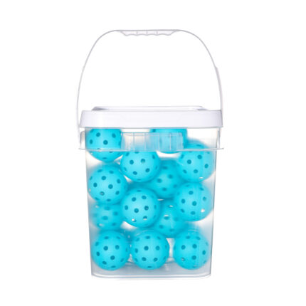 Quality 36pc Light Blue Balls Bucket