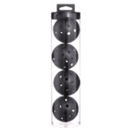 40 Holes Black Pickleball Set Balls