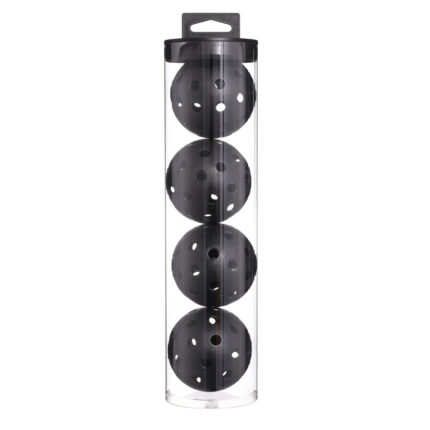 40 Holes Black Pickleball Set Balls