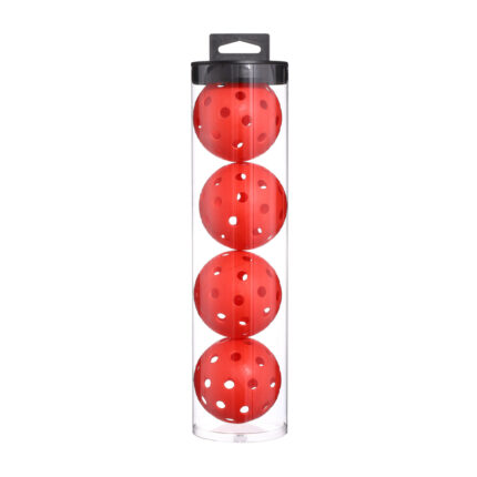 Latest 40 Holes Red Pickleball Set