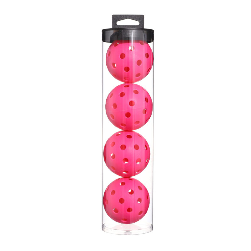 40 Holes Rose Red Pickleball Set