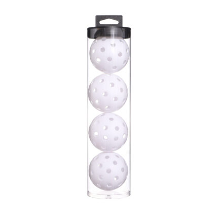 Advanced 40 Holes White Pickleball Set