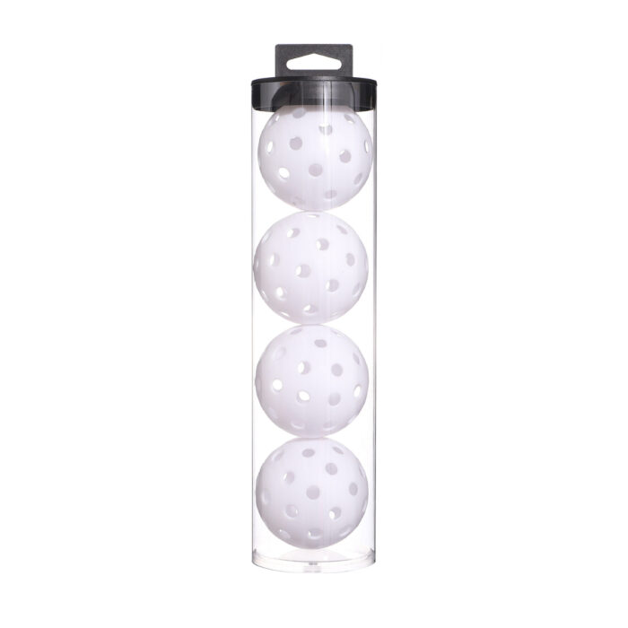 Advanced 40 Holes White Pickleball Set