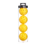 Durable 40 Holes Yellow Pickleball Set