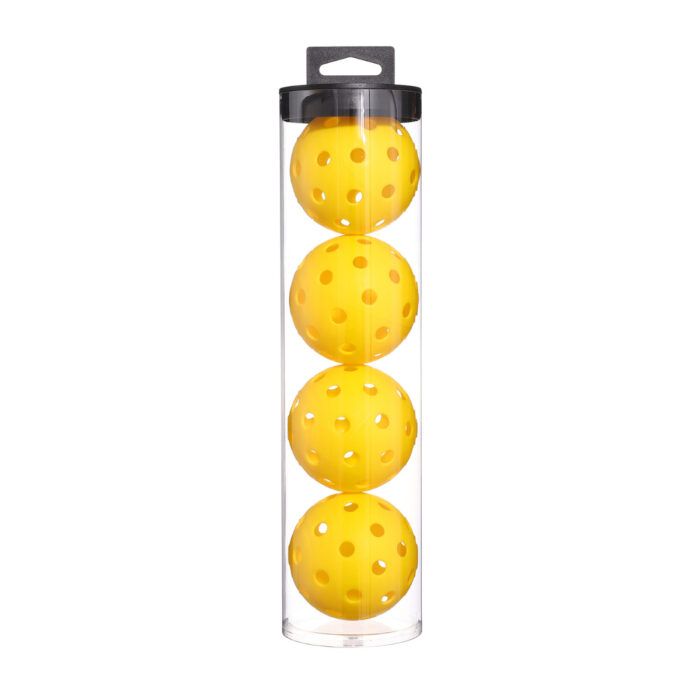 Durable 40 Holes Yellow Pickleball Set