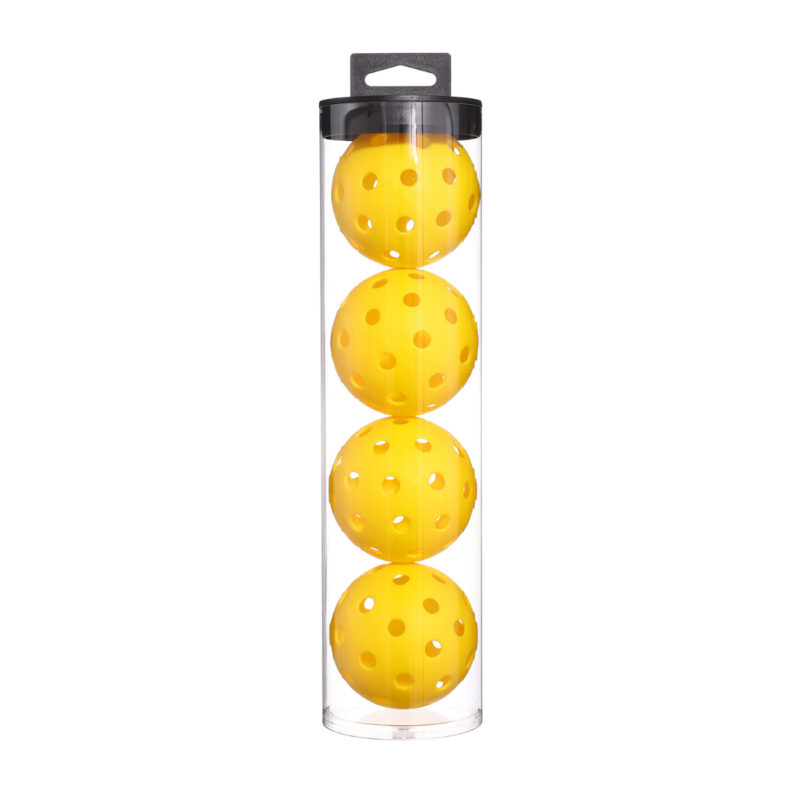 Durable 40 Holes Yellow Pickleball Set