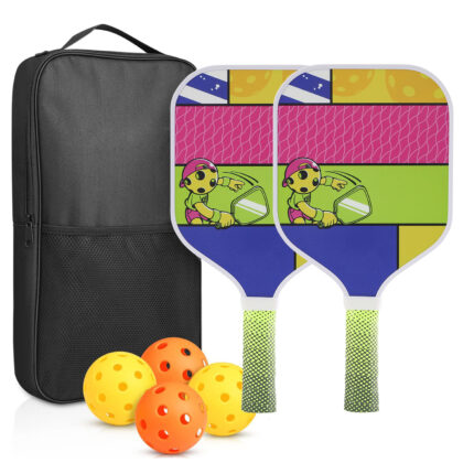Cartoon Character Printed Pickleball Set