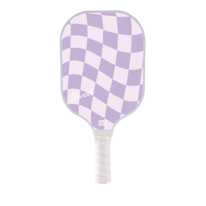 Checkerboard Print Pickleball Paddle