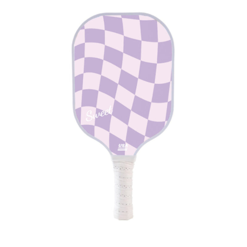 Checkerboard Print Pickleball Paddle