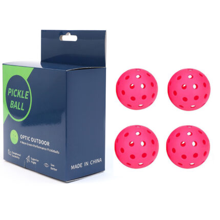 Pack of 4 Balls 40 Hole Pickleball Set