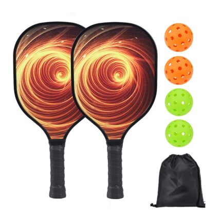 Pickleball 3D Swirl Paddle Set