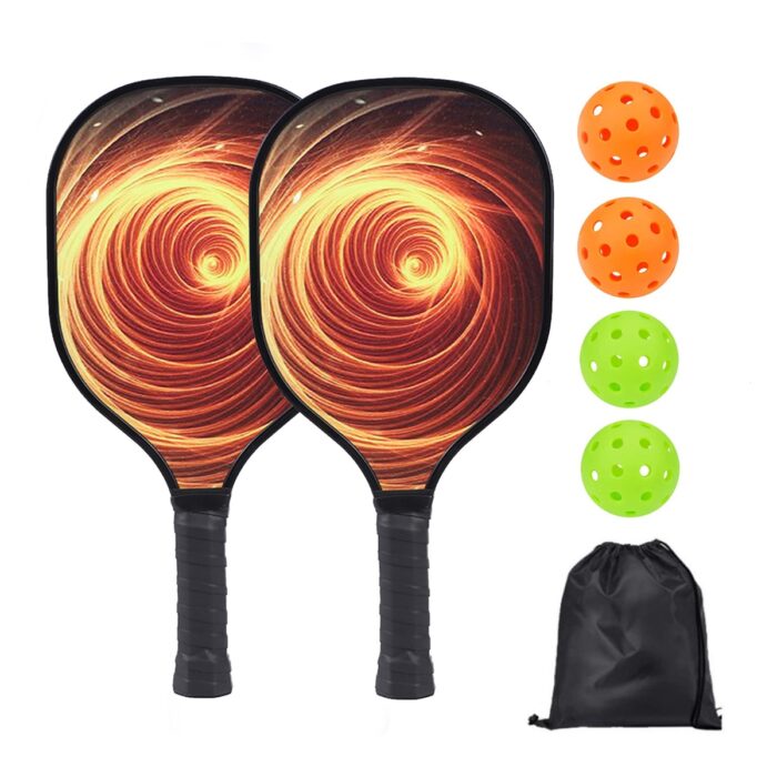 Pickleball 3D Swirl Paddle Set