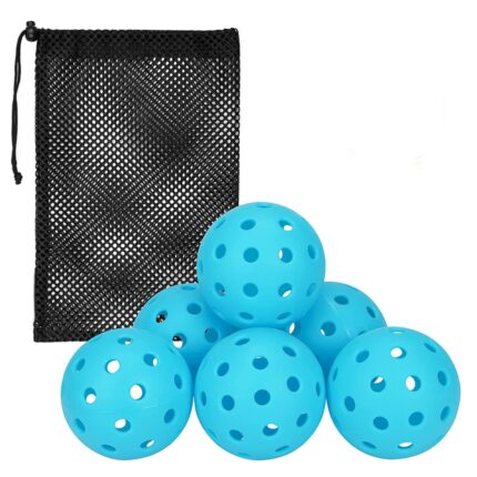74mm 6 Pcs Blue Balls for Pickleball