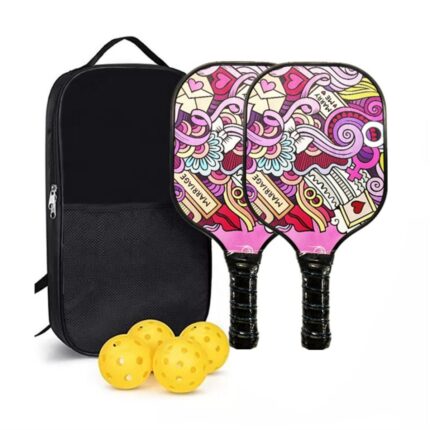 Custom Design Pickleball Paddle Set