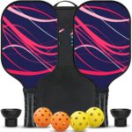 Fiberglass Paddles Set Pickleball Kit