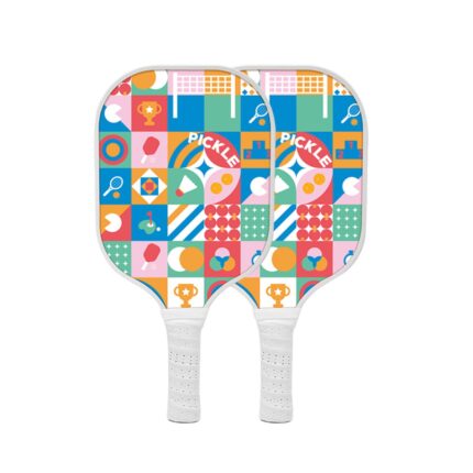 Graffiti Print Paddle Set for Pickleball