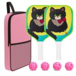 Pickleball Paddle Set with Carry Bag