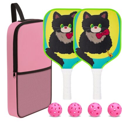 Pickleball Paddle Set with Carry Bag