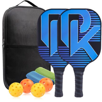 Pickleball Paddles with Balls Set