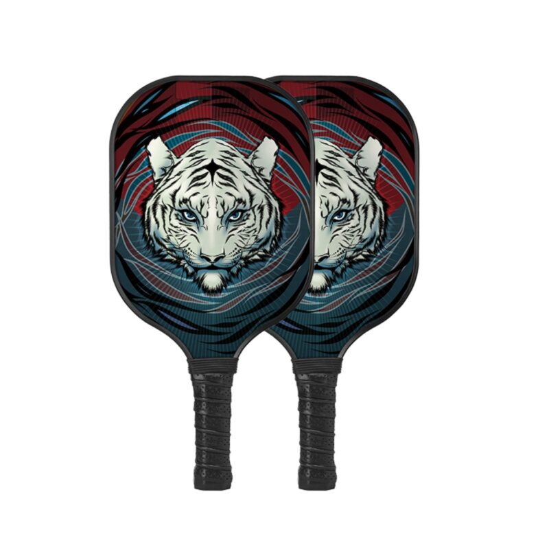 Printed Tiger Face Paddle Games