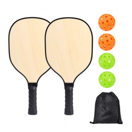 Simple Wooden Paddle Set for Kids