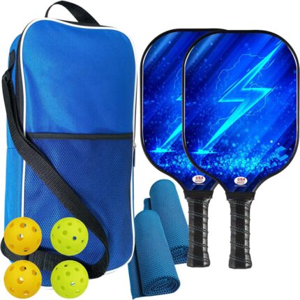 Strong Fiberglass Paddles Set Games