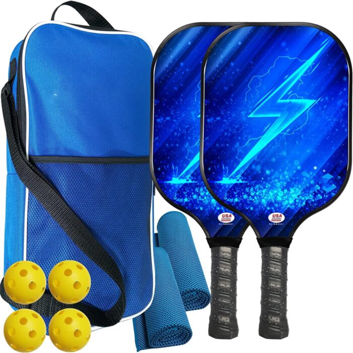 USAPA Strong Fiberglass Rackets Set