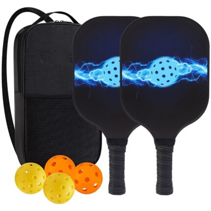 Anti Slip Grip Pickleball Paddle Set